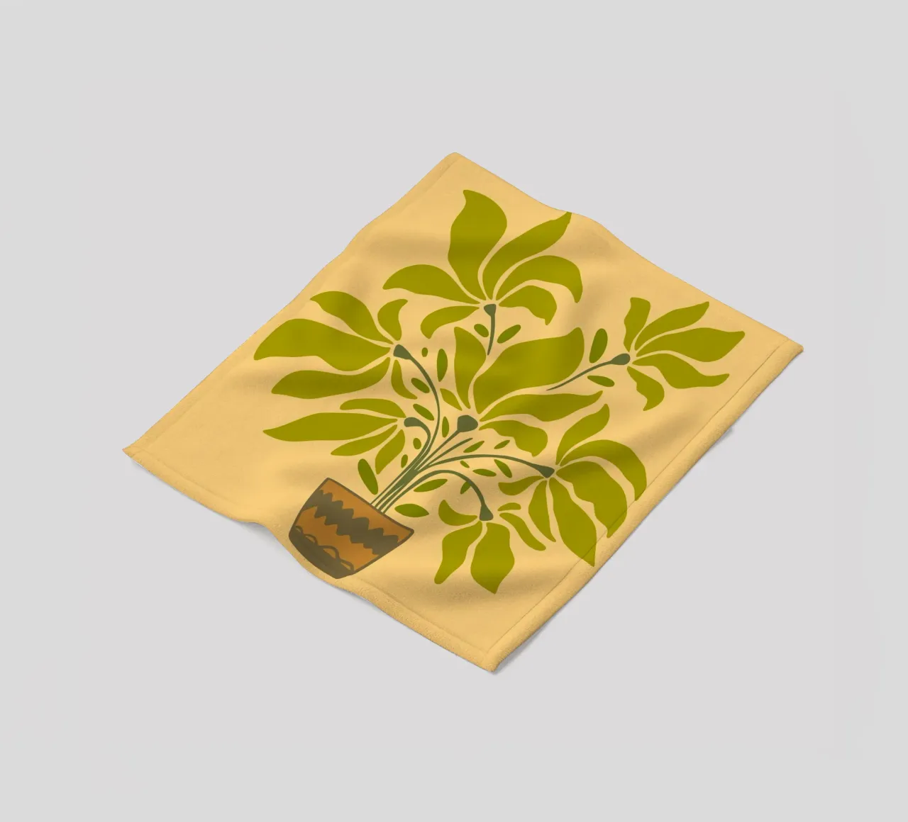 canvas vase coperta in pile da mip of map