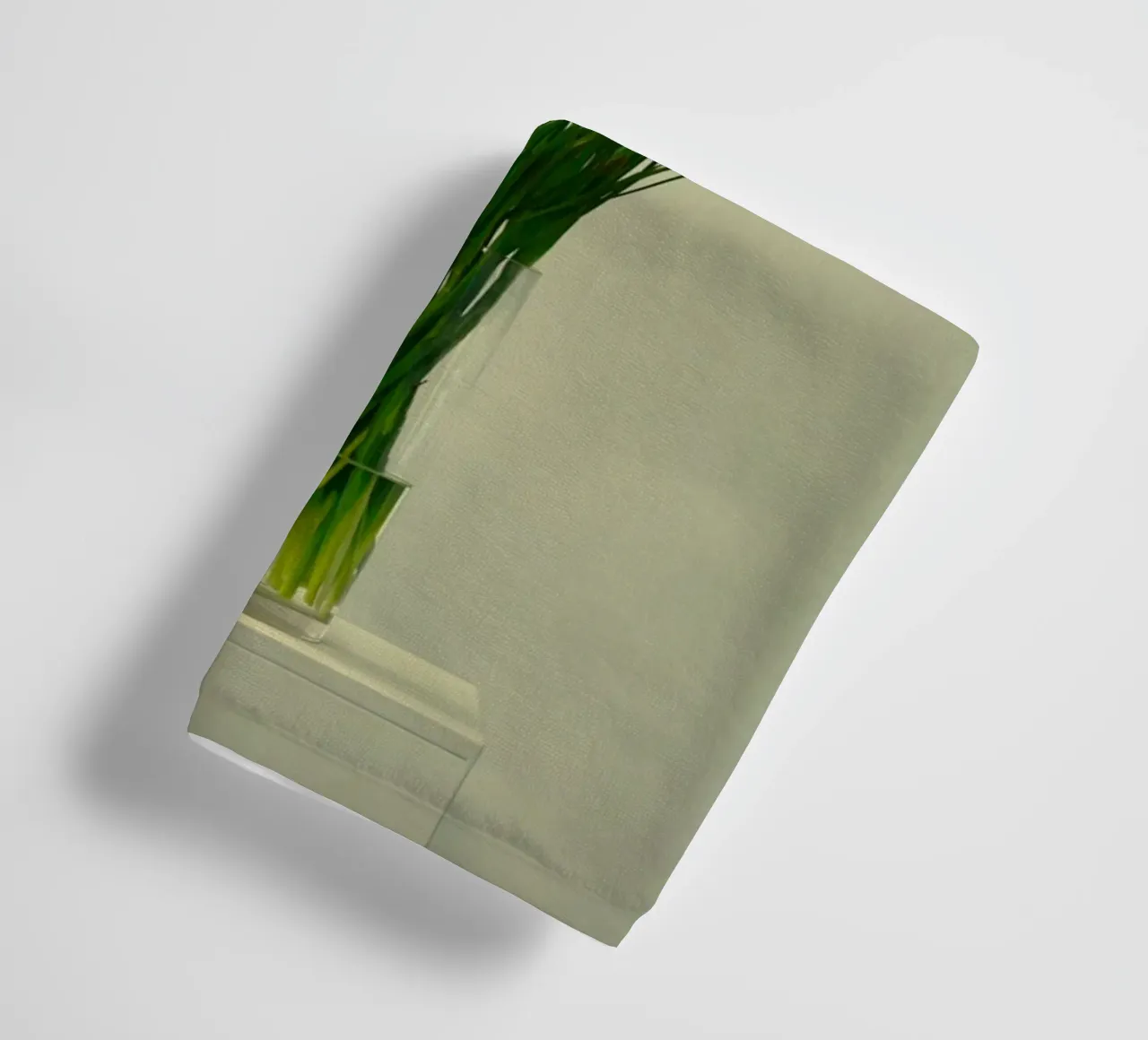single vase in light asciugamano da bagno da mip of map