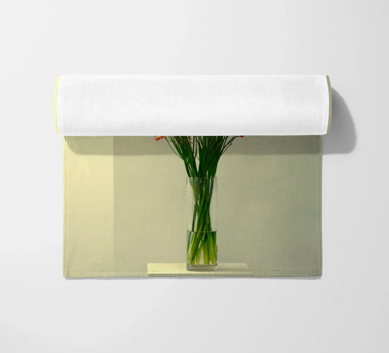 single vase in light telo mare da mip of map