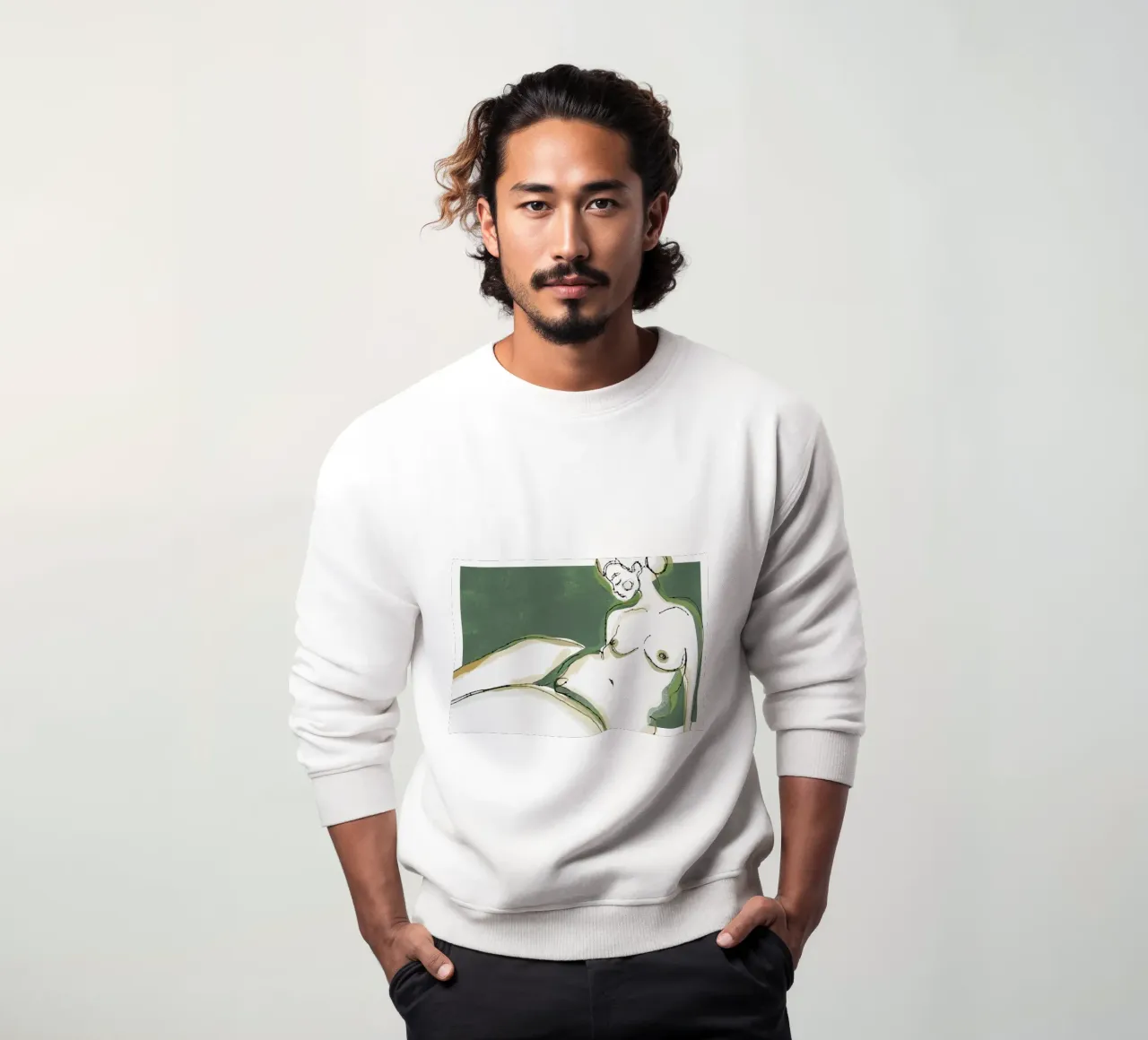 Sensuality (Green) felpa da treechild