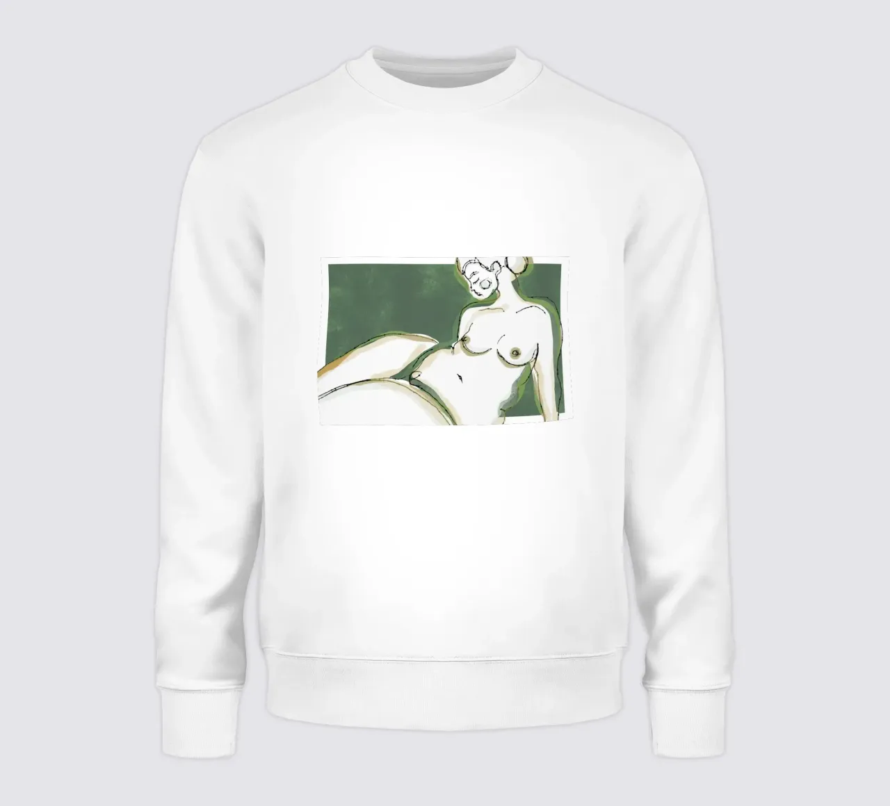 Sensuality (Green) felpa da treechild