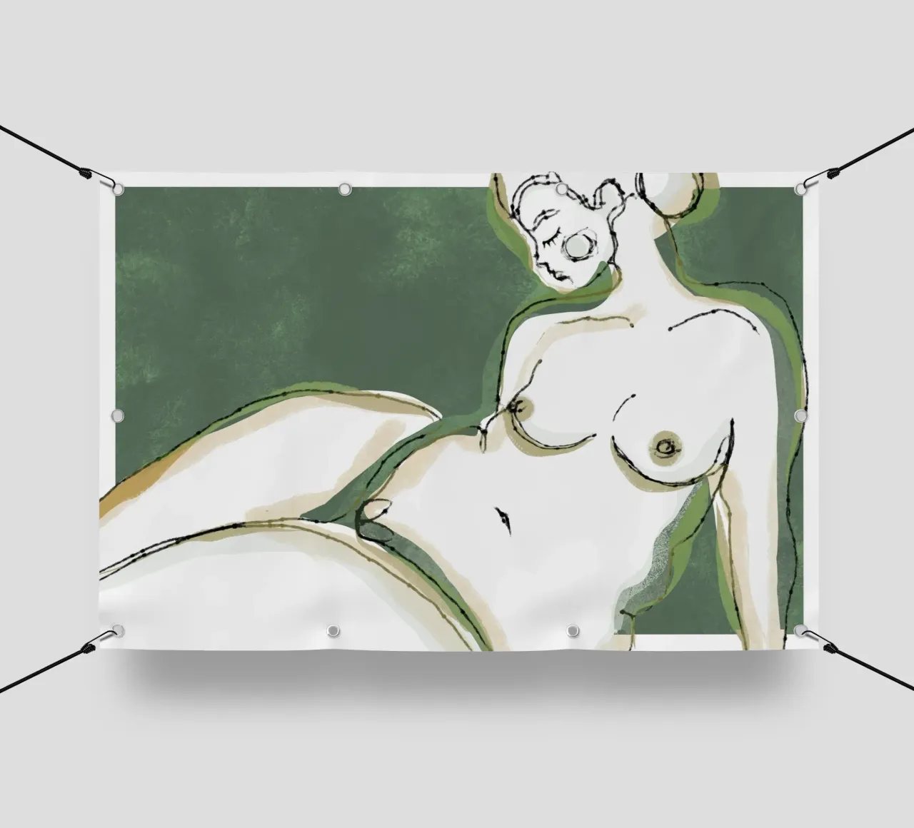 Sensuality (Green) telo in pvc da treechild