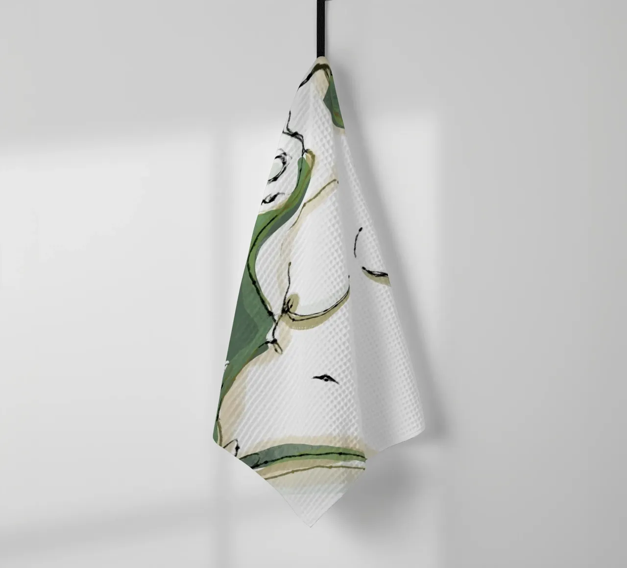 Sensuality (Green) canovaccio da cucina da treechild