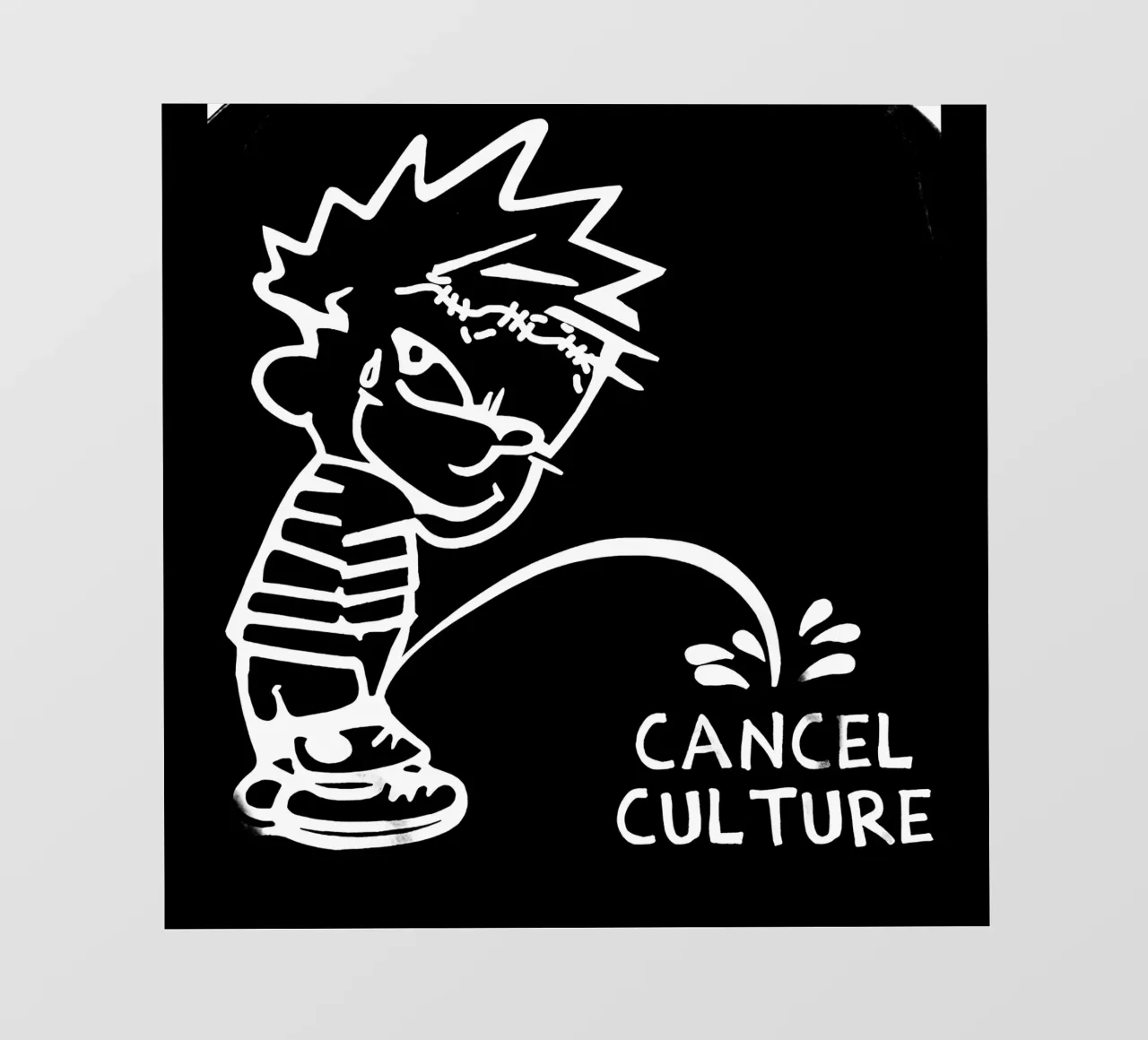 Felpa con cappuccio Falling In Reverse Cancel Culture telo in pvc da andrea boceli