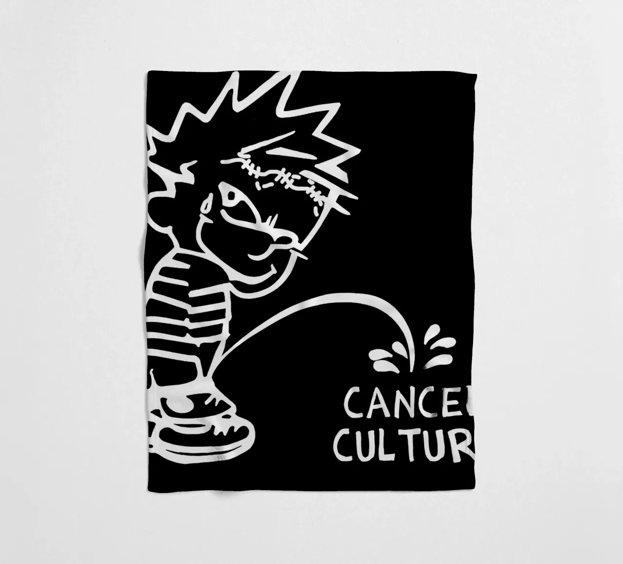 Felpa con cappuccio Falling In Reverse Cancel Culture coperta in pile da andrea boceli
