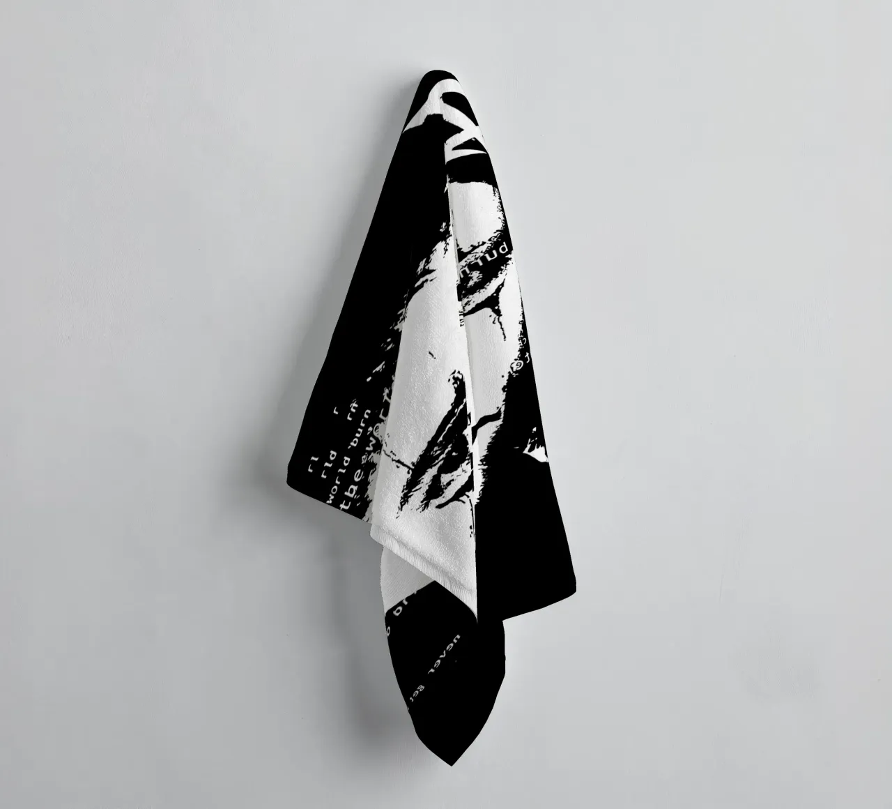 Falling In Reverse Digital towel by andrea boceli