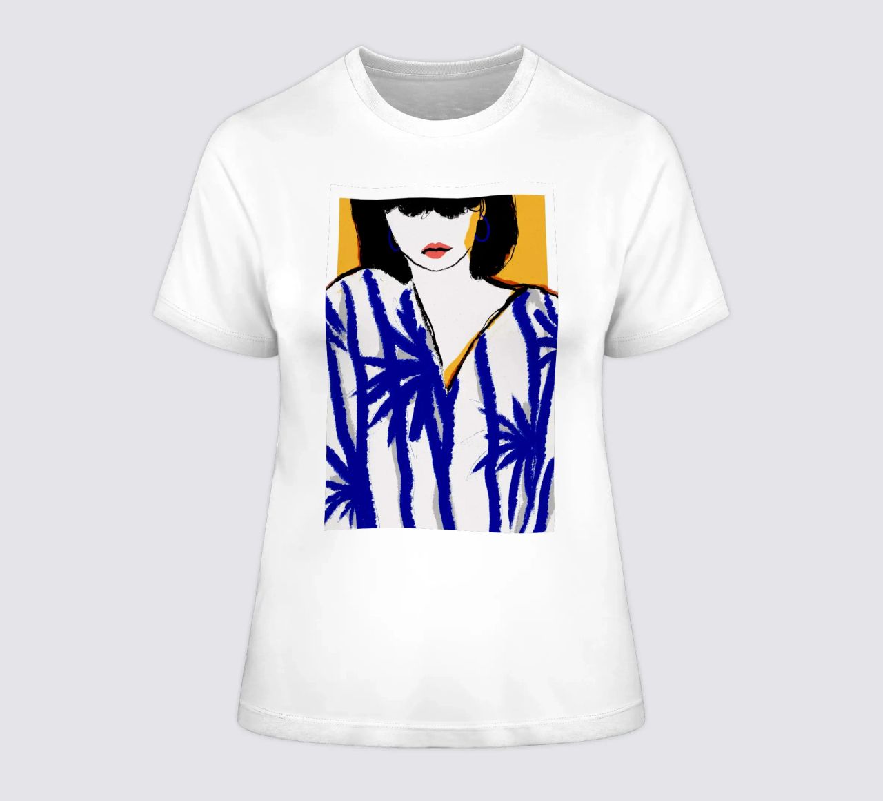 Summer Memories women's fitted t-shirt by treechild