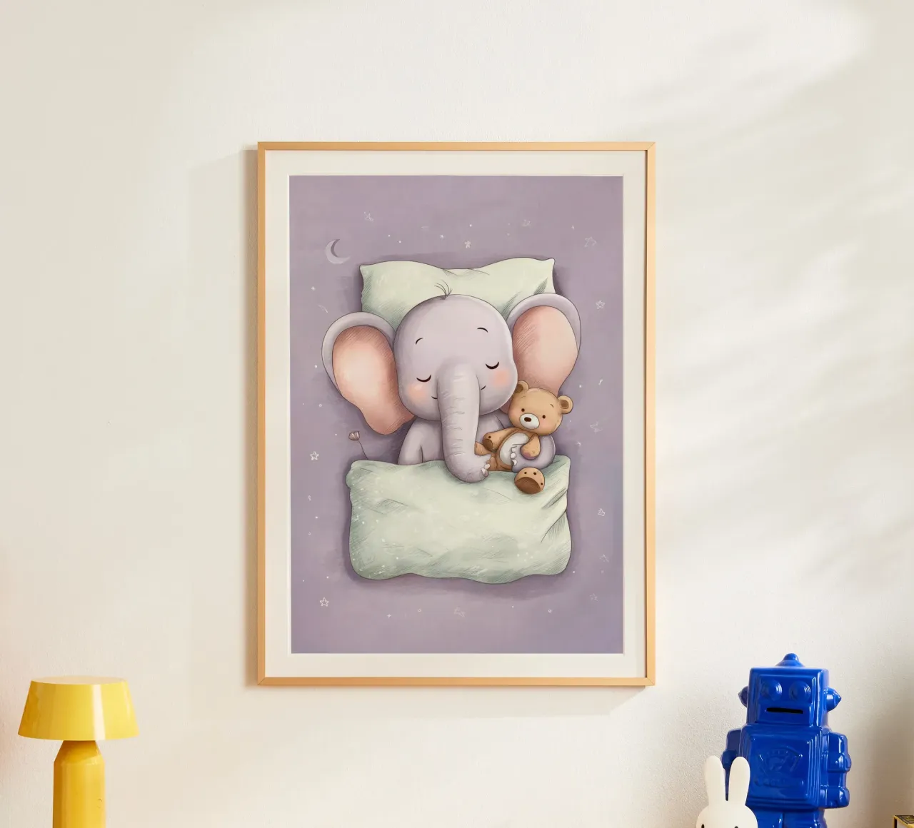Baby Elephant Sweet Dreams poster da Kiara