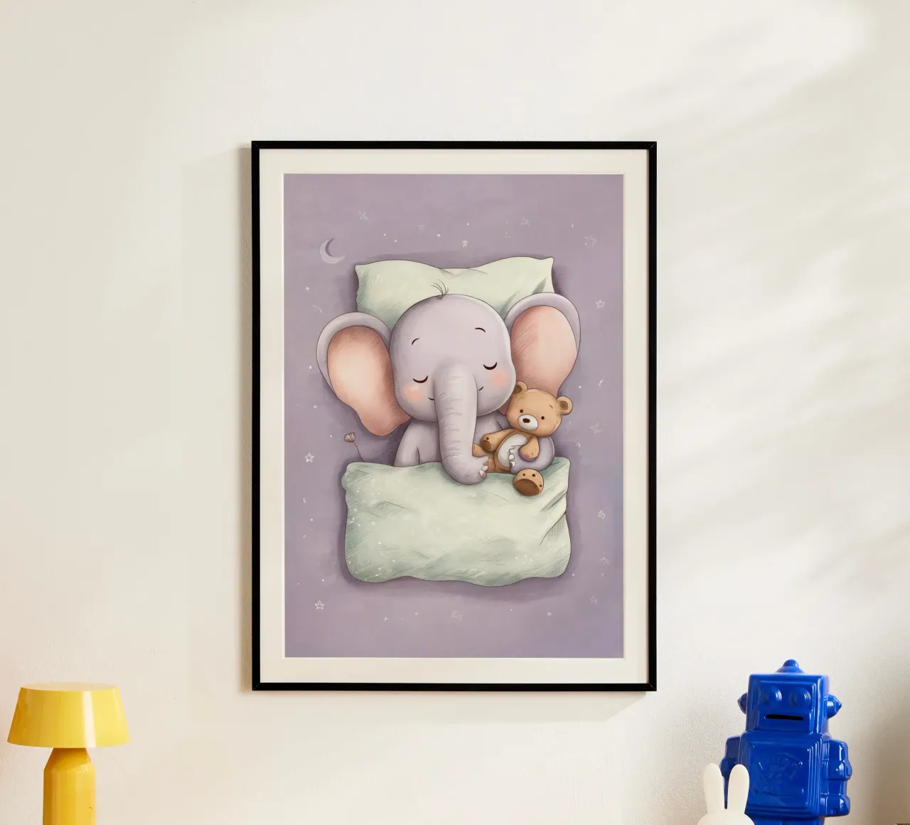Baby Elephant Sweet Dreams poster da Kiara