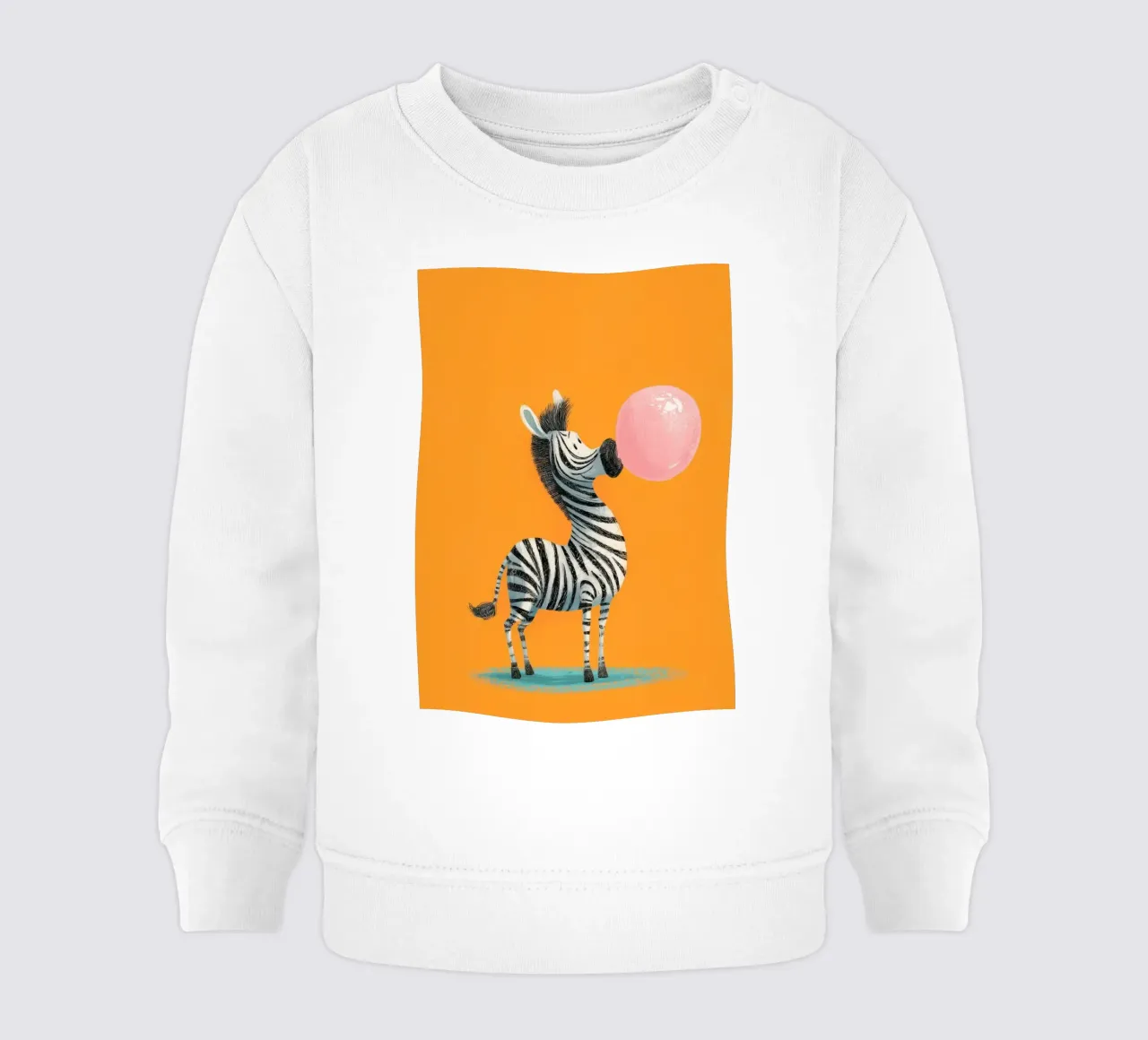 Bubblegum Zebra felpa neonato da Kiara