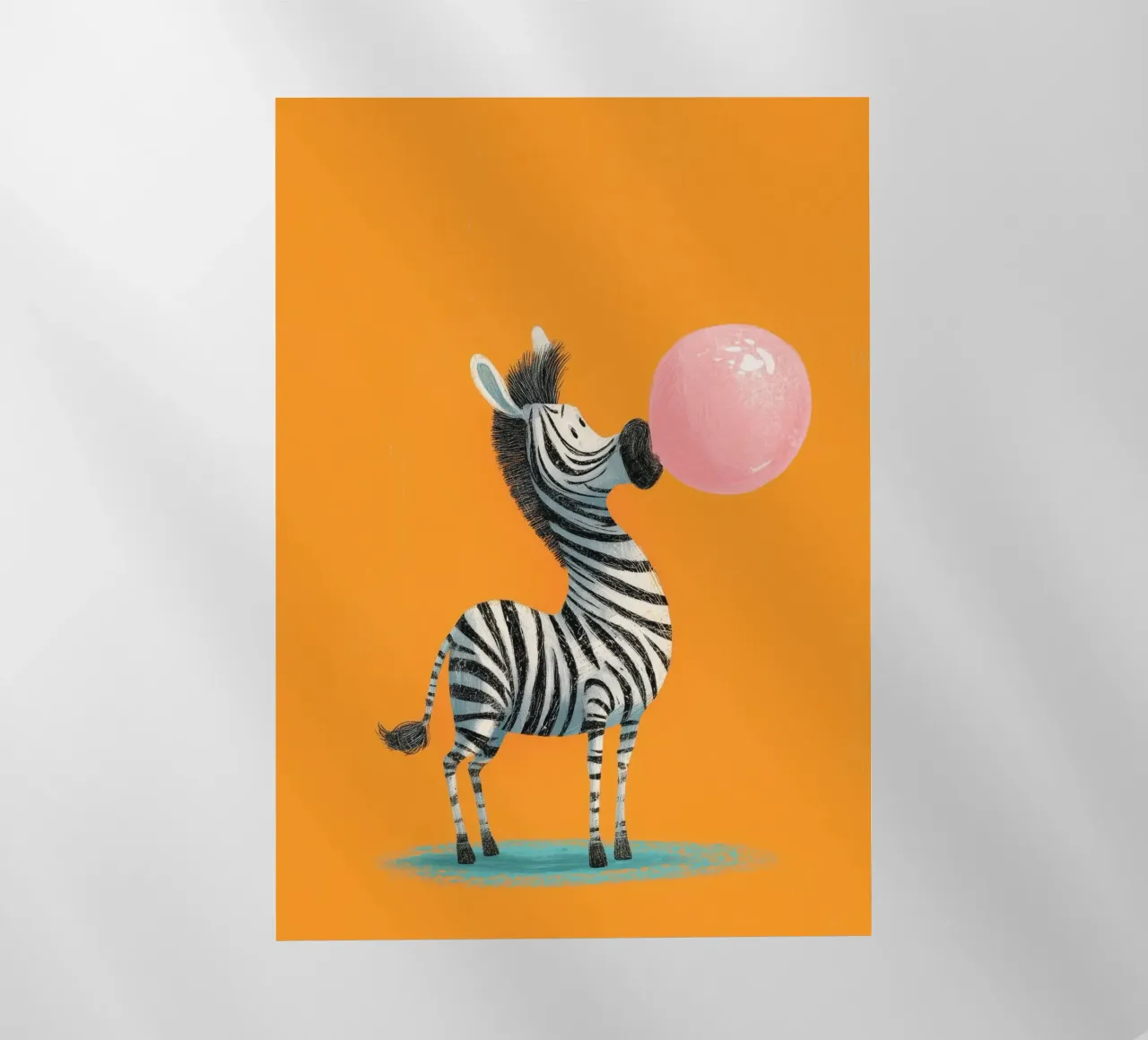Bubblegum Zebra pellicola backlit da Kiara