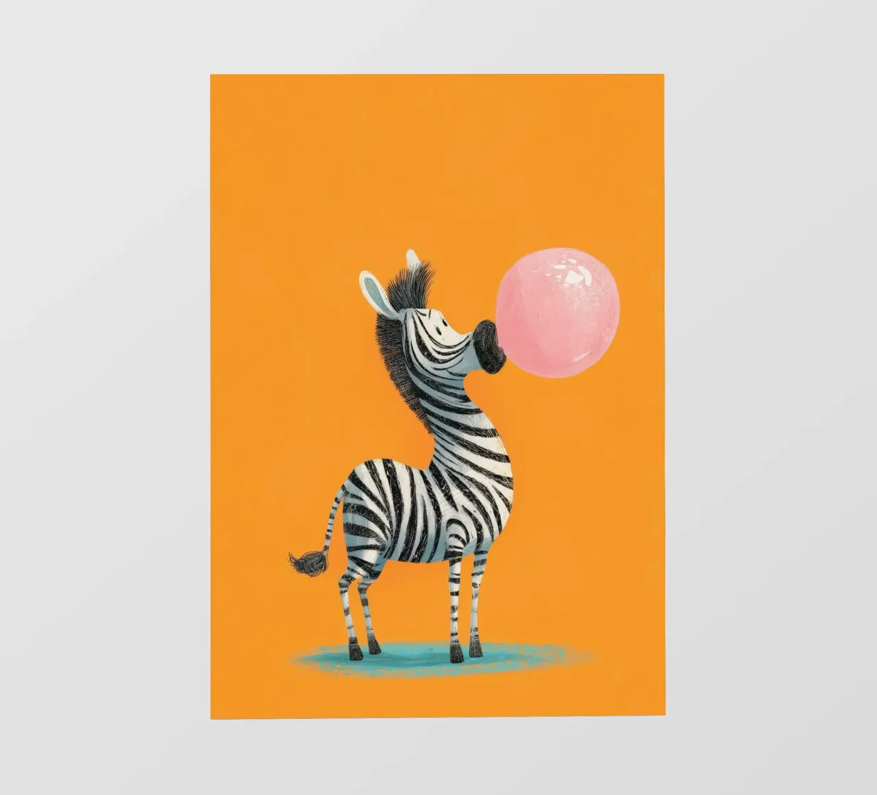 Bubblegum Zebra pellicola backlit da Kiara