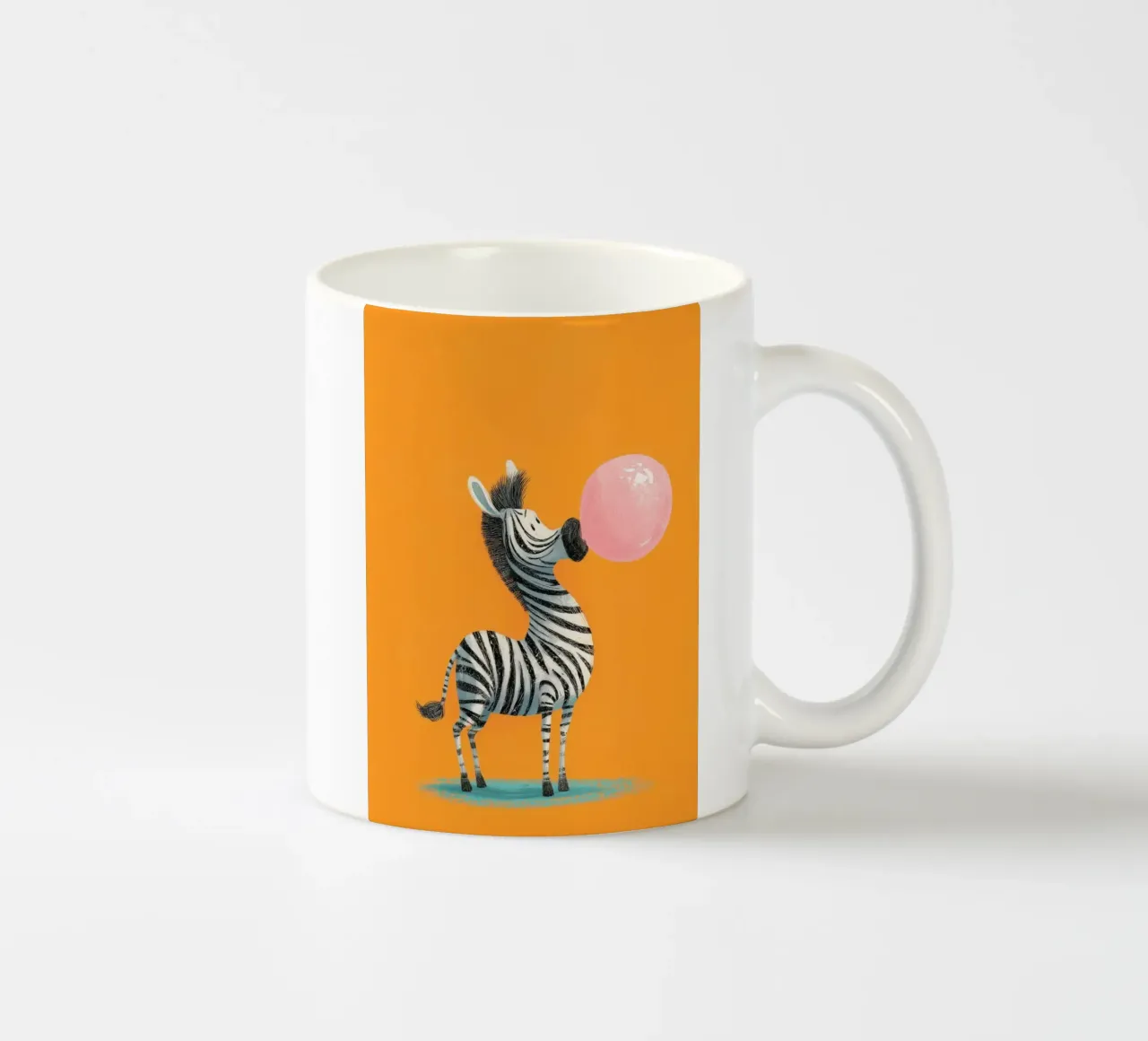 Bubblegum Zebra tazza in ceramica da Kiara