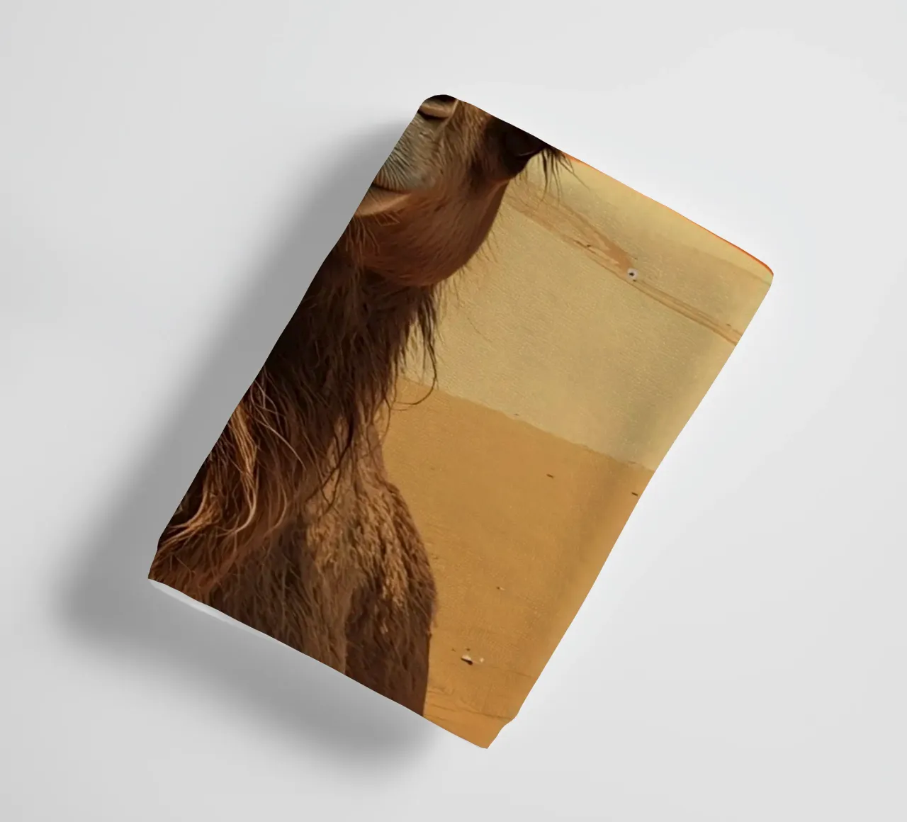 Camel Portrait in Desert with Pyramid towel by DesignDoodle