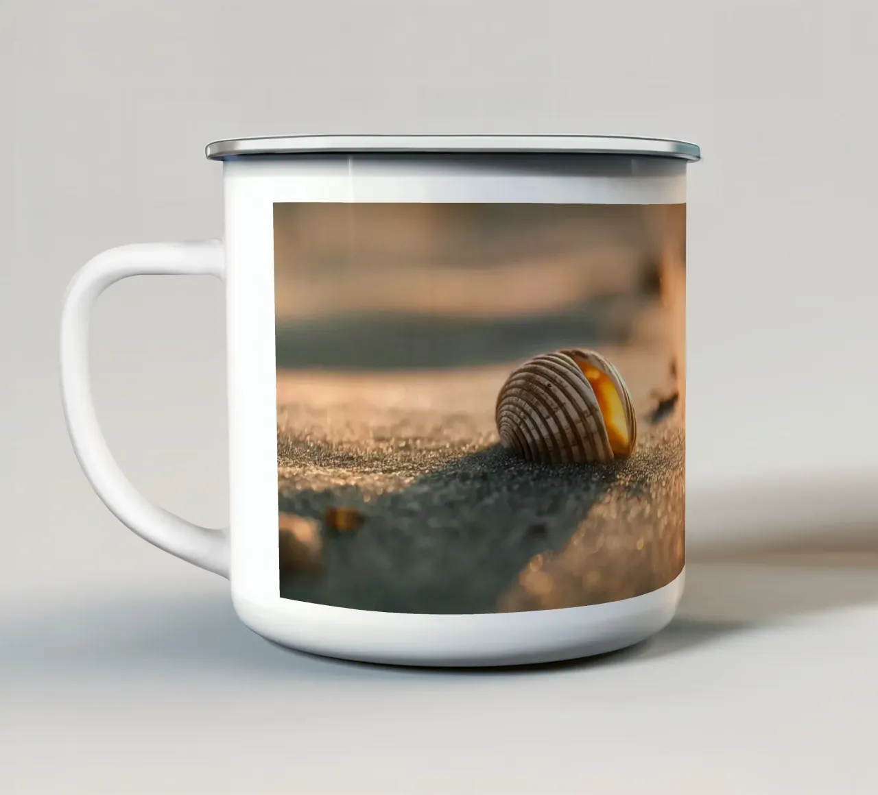 Summer Beach No 01 tazza in smalto da treechild