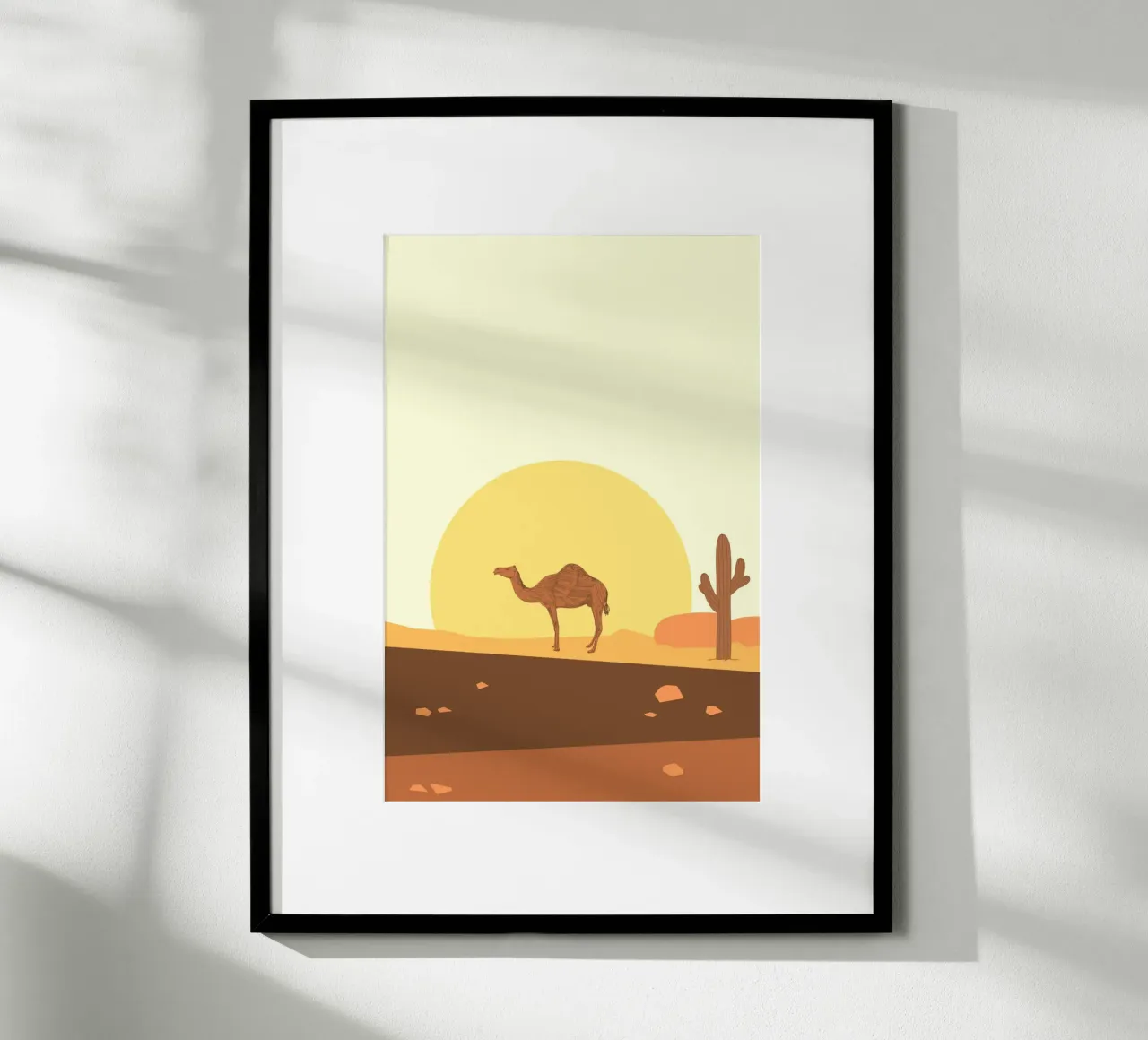 camel in sunshine poster da space words