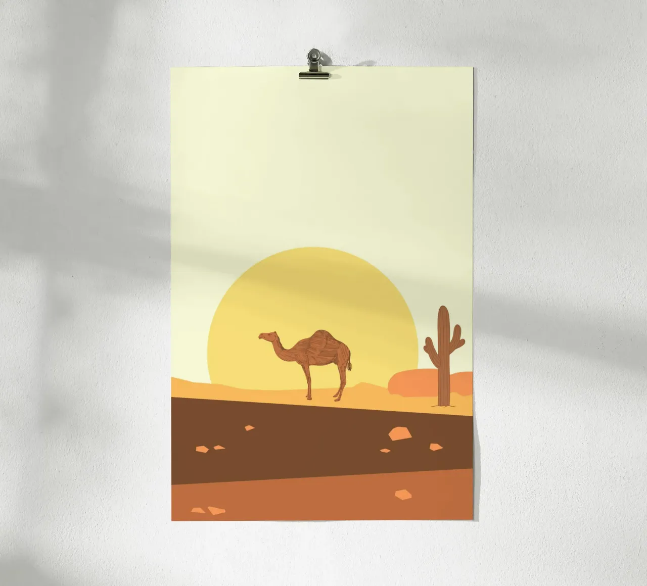 camel in sunshine poster da space words