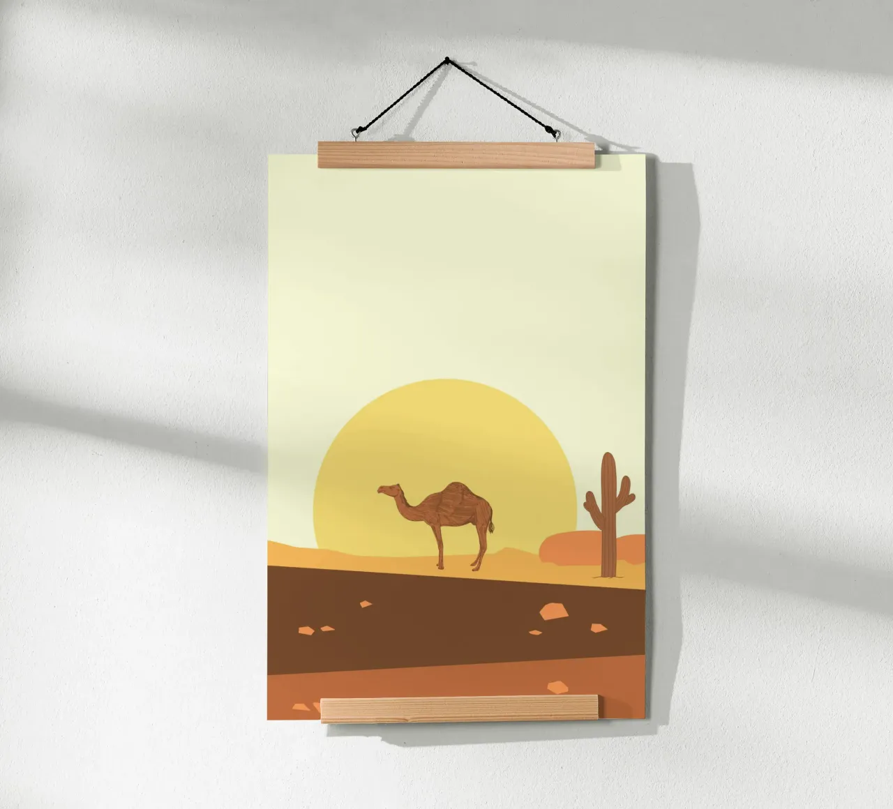 camel in sunshine poster da space words