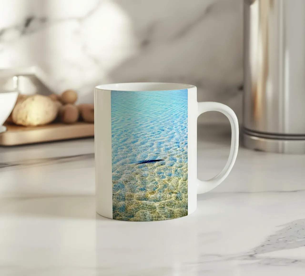 on the surface tazza in ceramica da space words