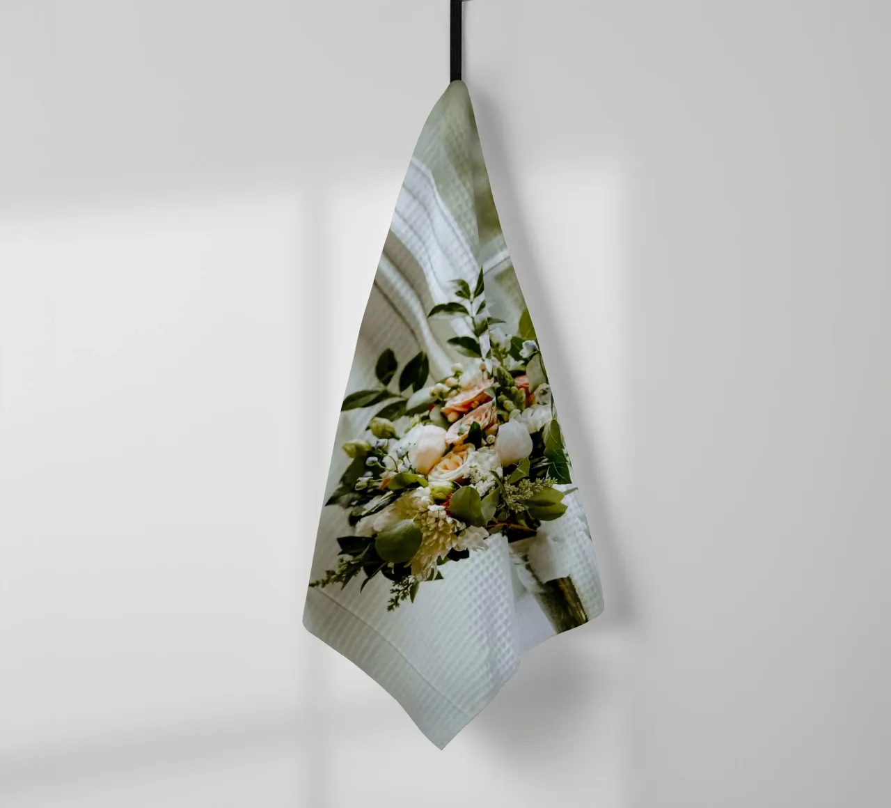 vase on window canovaccio da cucina da space words