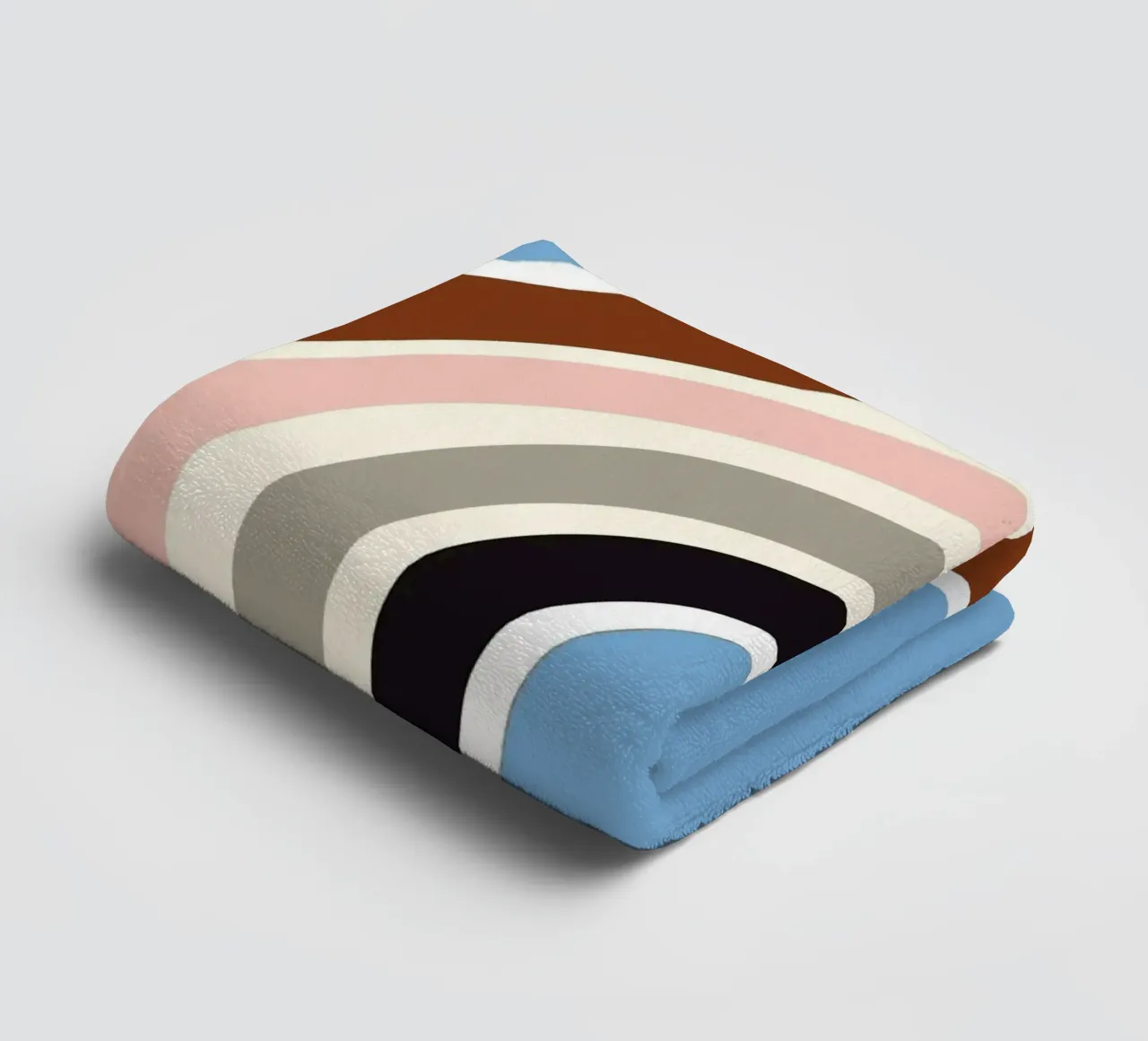 rainbow in sky canvas asciugamano da bagno da space words