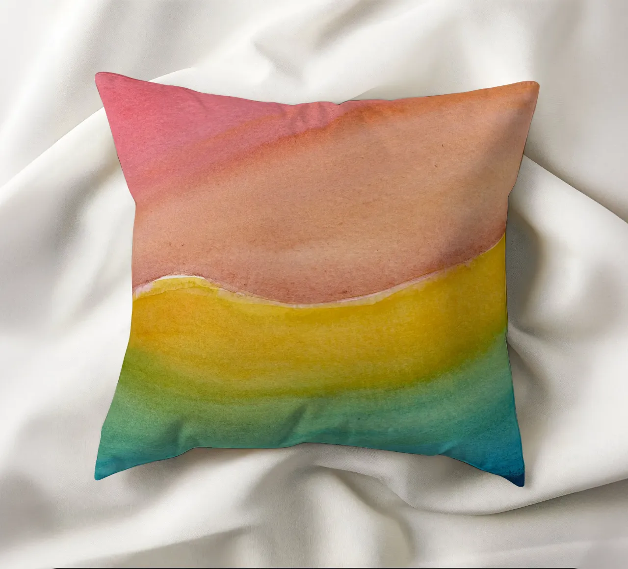 gradient colors cuscino da space words