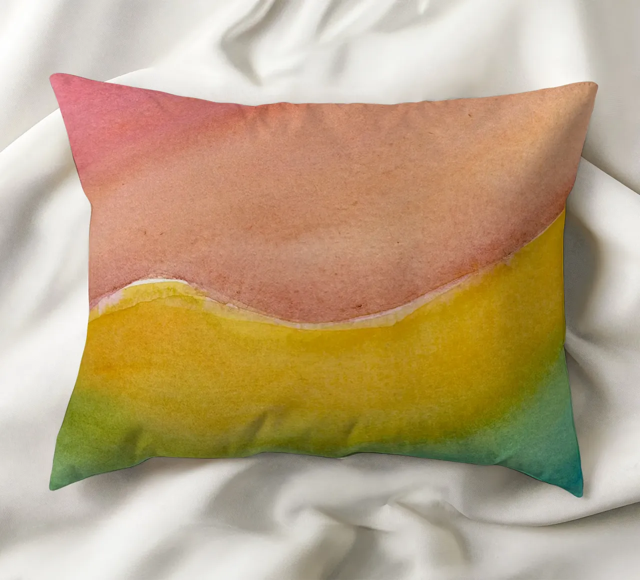 gradient colors cuscino da space words
