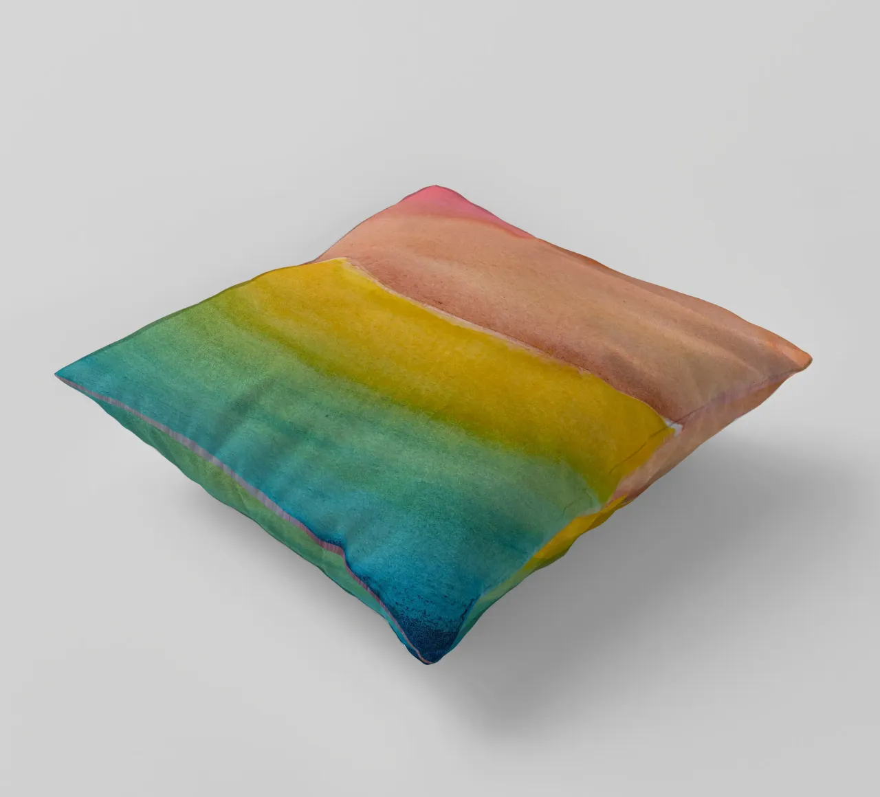 gradient colors cuscino da space words