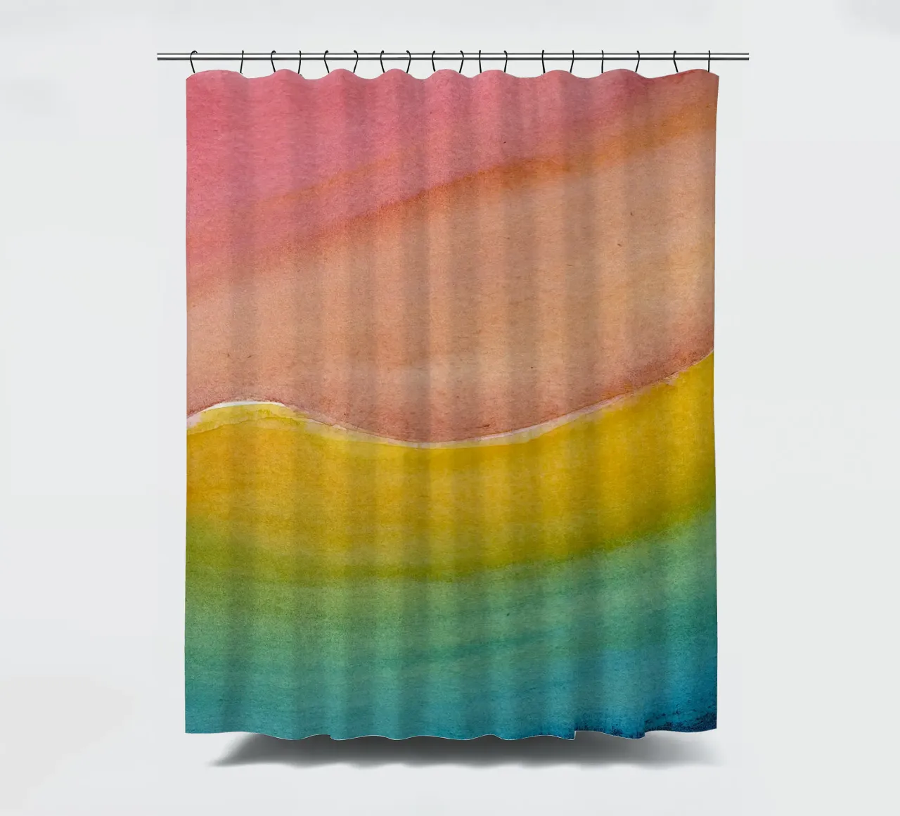 gradient colors tenda da doccia da space words