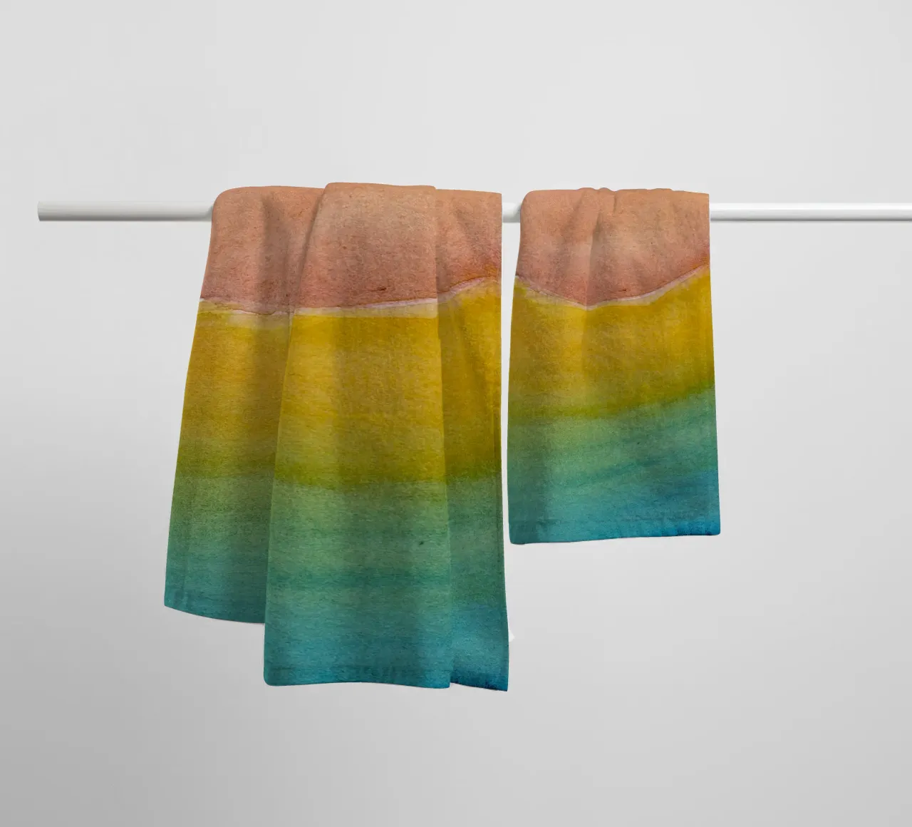gradient colors asciugamano da bagno da space words