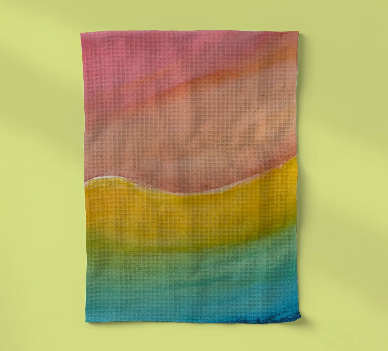 gradient colors canovaccio da cucina da space words
