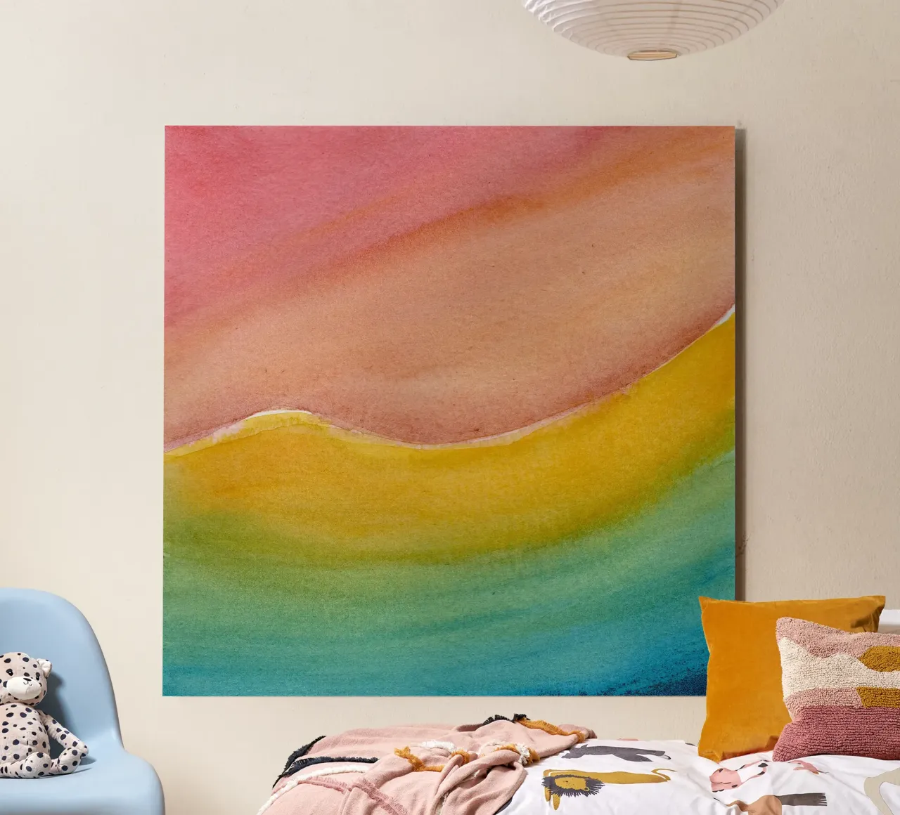 gradient colors alluminio dibond da space words