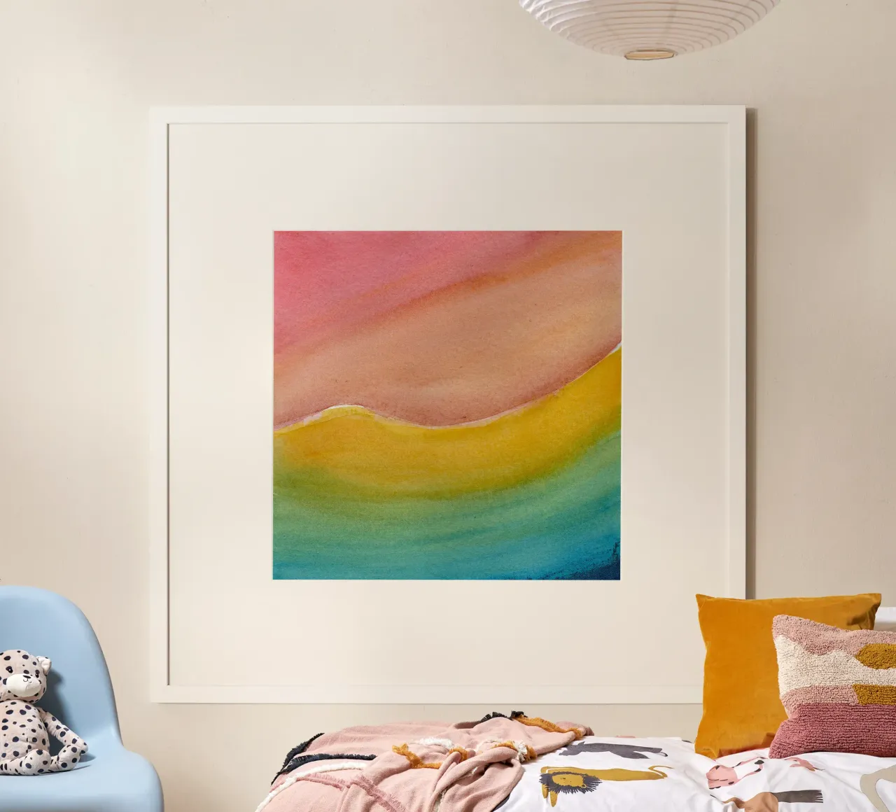 gradient colors poster da space words