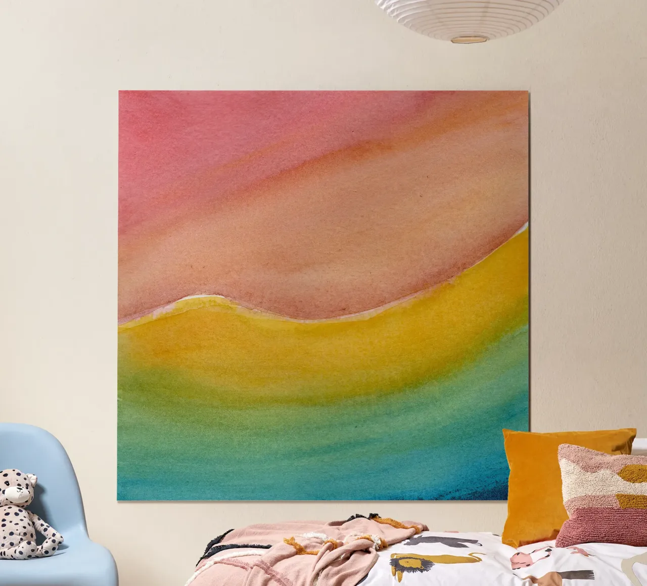 gradient colors poster da space words