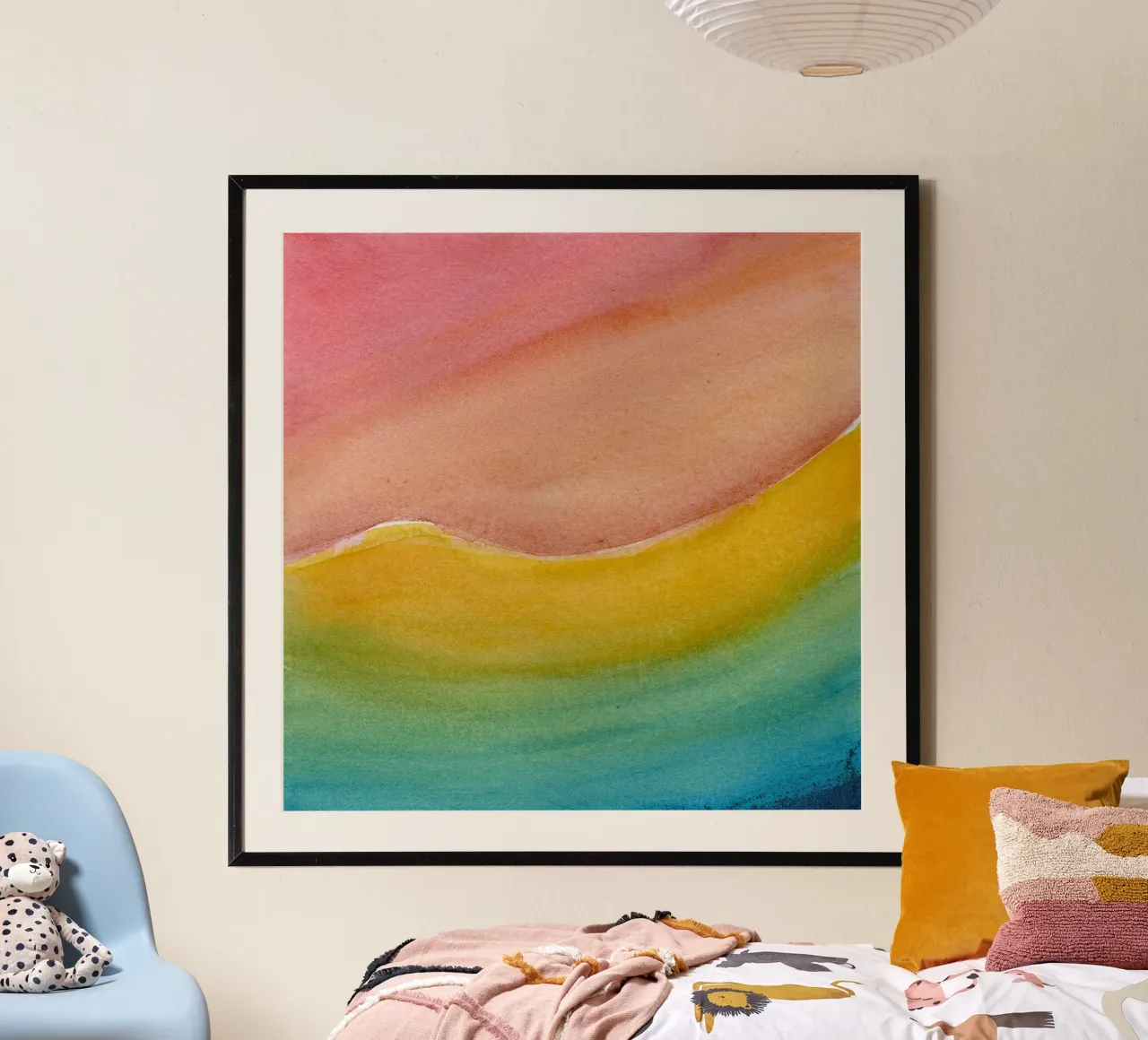 gradient colors poster da space words