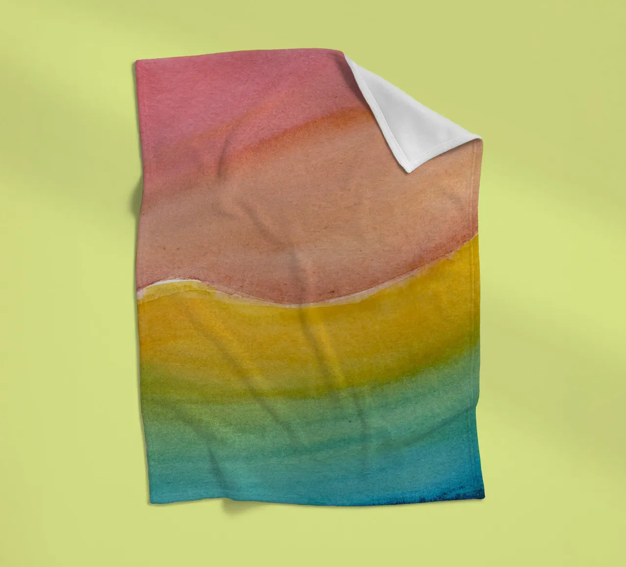 gradient colors coperta in pile da space words