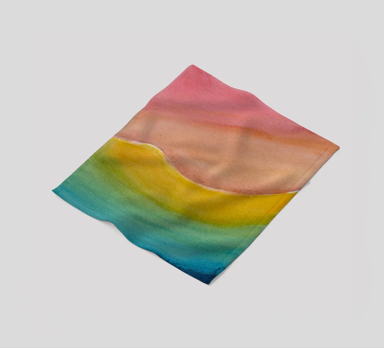 gradient colors coperta in pile da space words