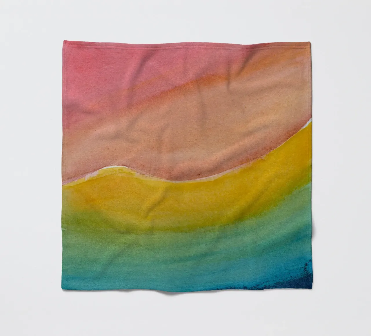 gradient colors coperta in pile da space words