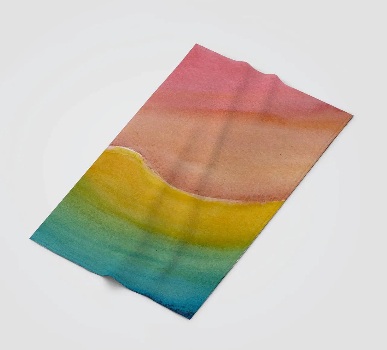 gradient colors coperta in pile da space words