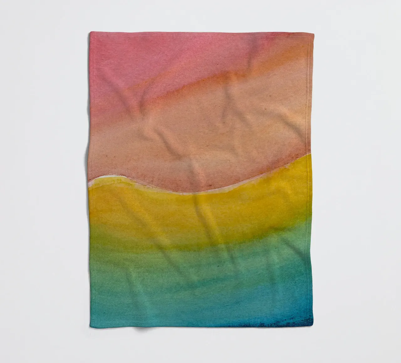 gradient colors coperta in pile da space words