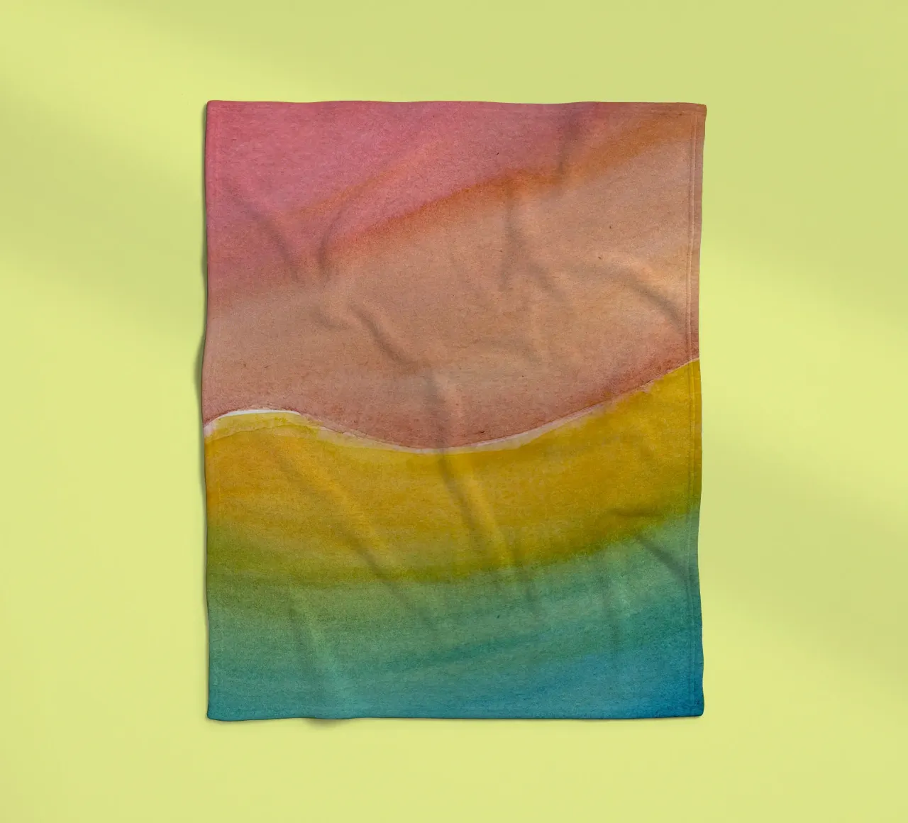 gradient colors coperta in pile da space words