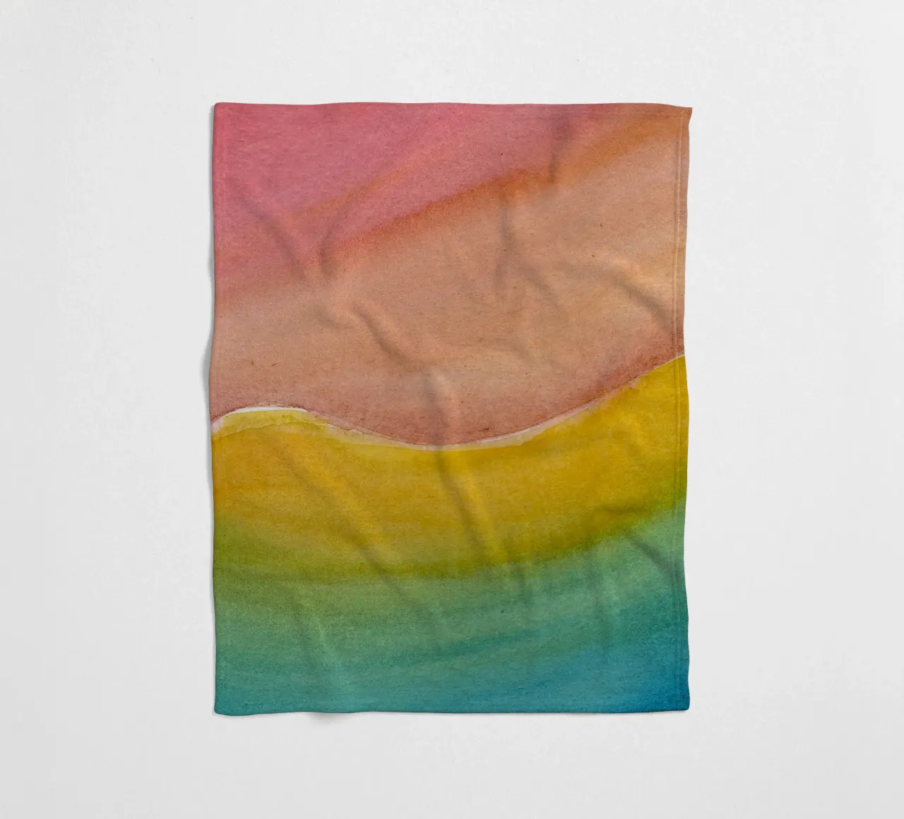 gradient colors coperta in pile da space words