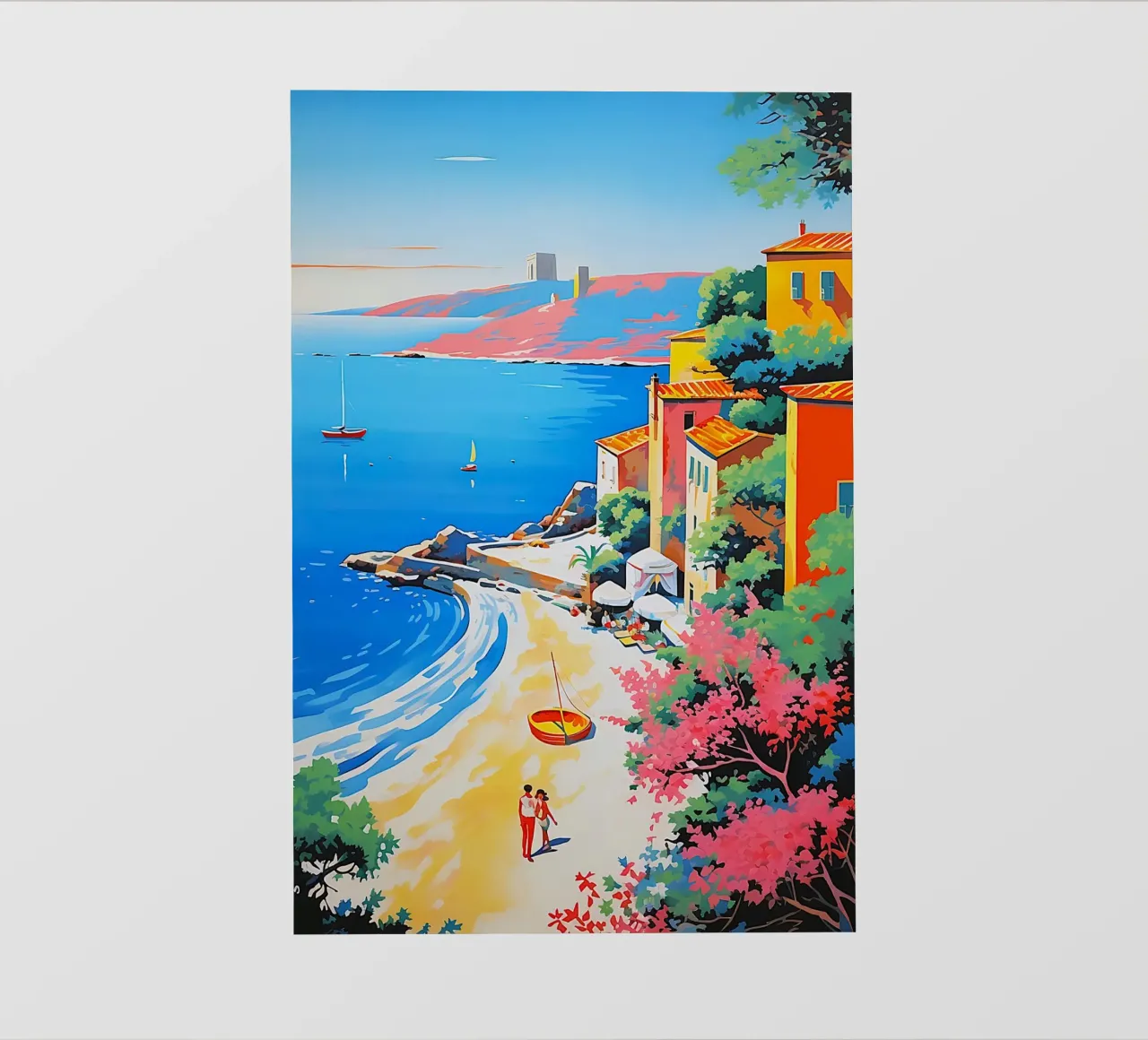 beach curve telo in pvc da space words