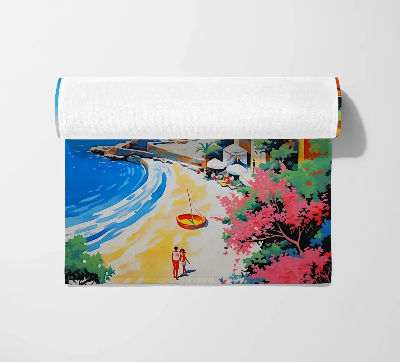 beach curve telo mare da space words
