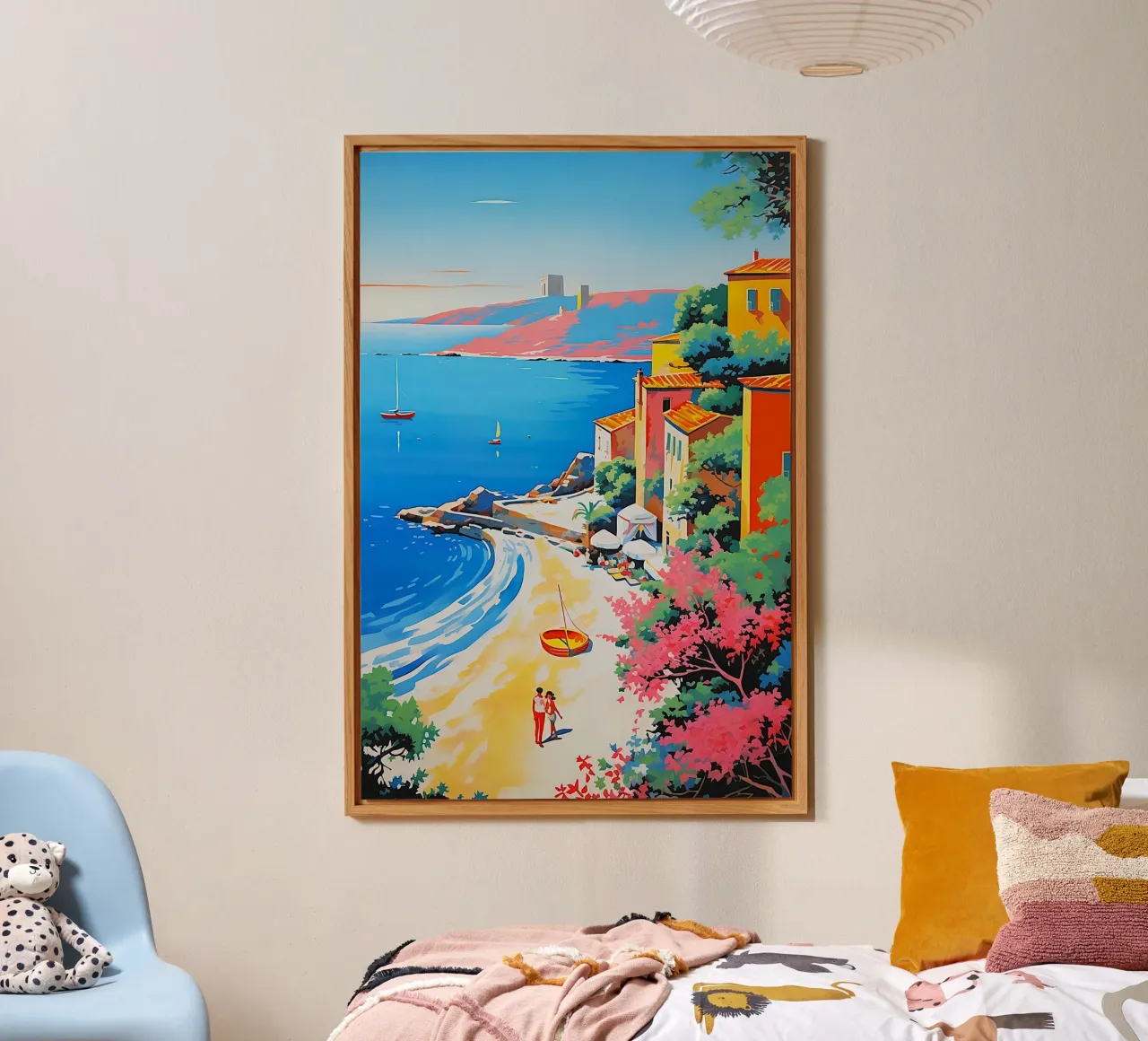 beach curve alluminio dibond da space words
