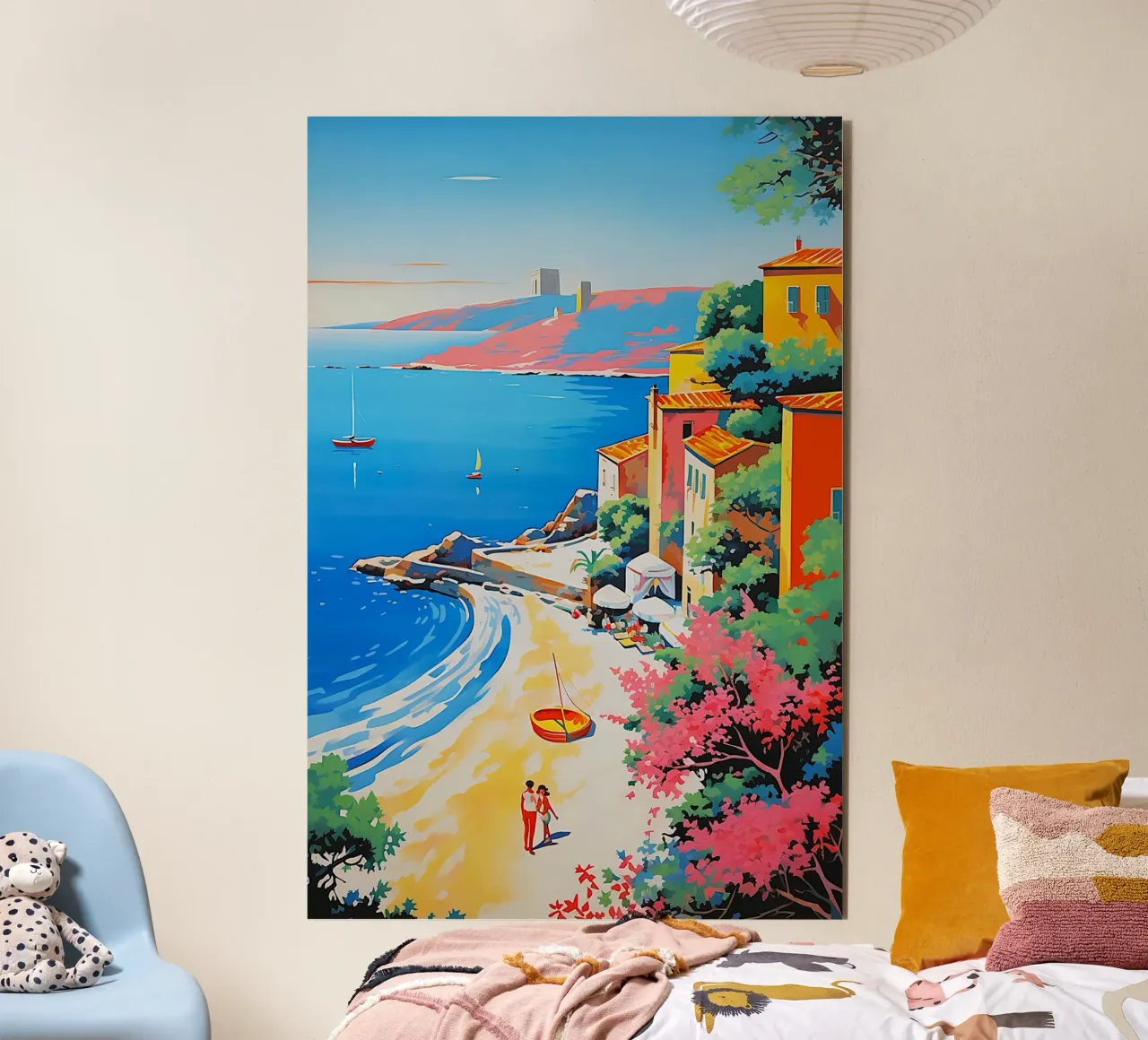 beach curve alluminio dibond da space words
