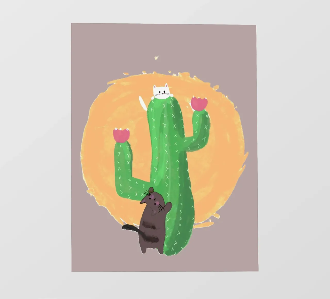 catus and cat pellicola backlit da space words