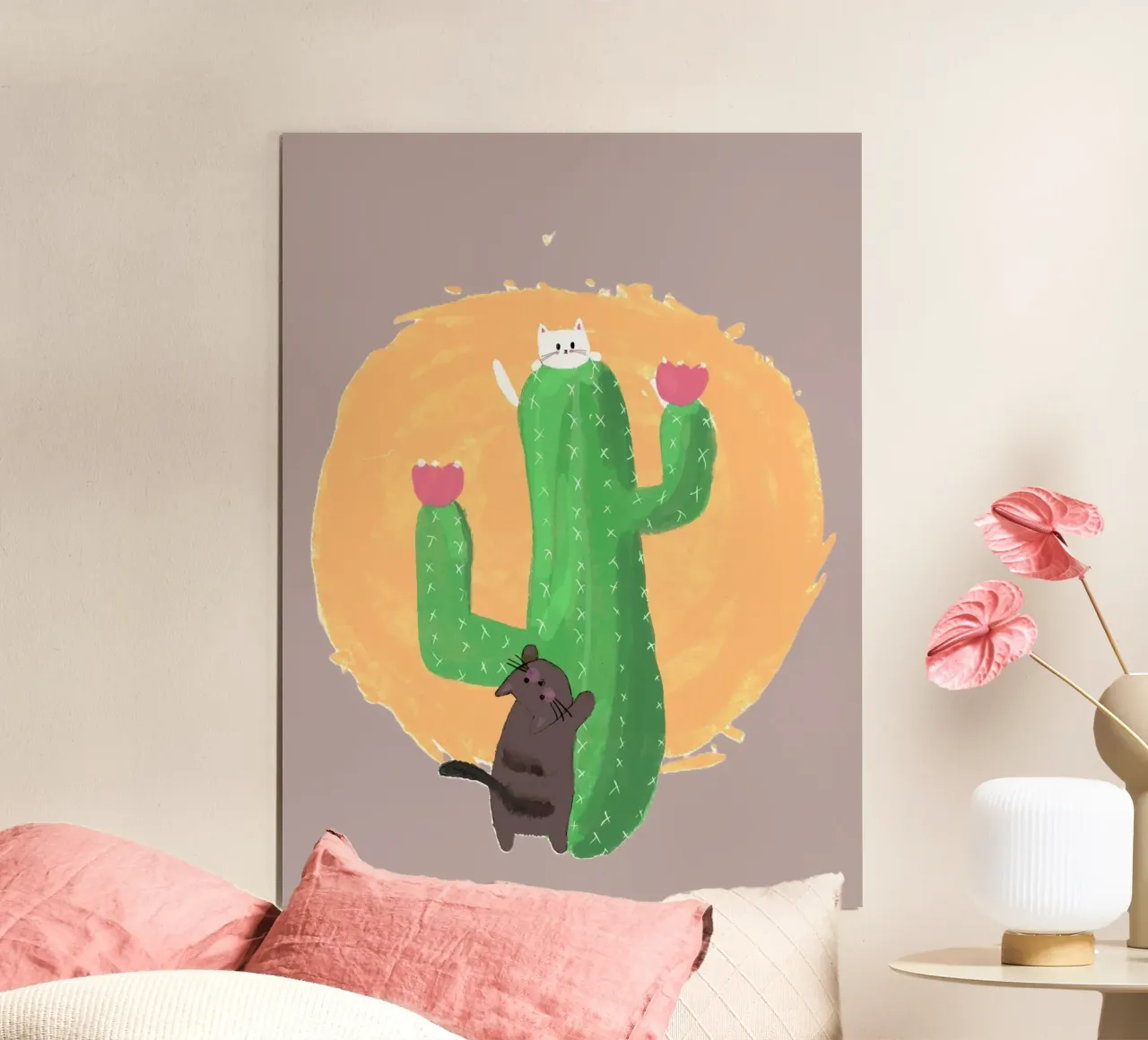 catus and cat poster da space words