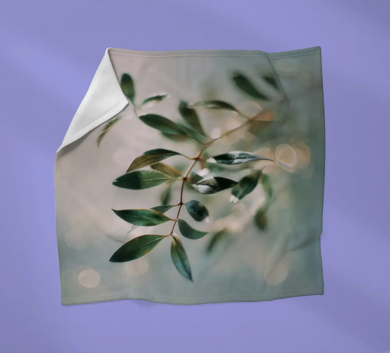 Bokeh Botanica No 01 coperta in pile da treechild