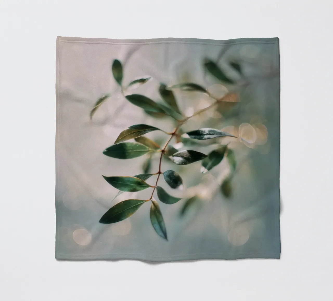 Bokeh Botanica No 01 coperta in pile da treechild